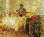 Anna Ancher frokost for jagten oil painting